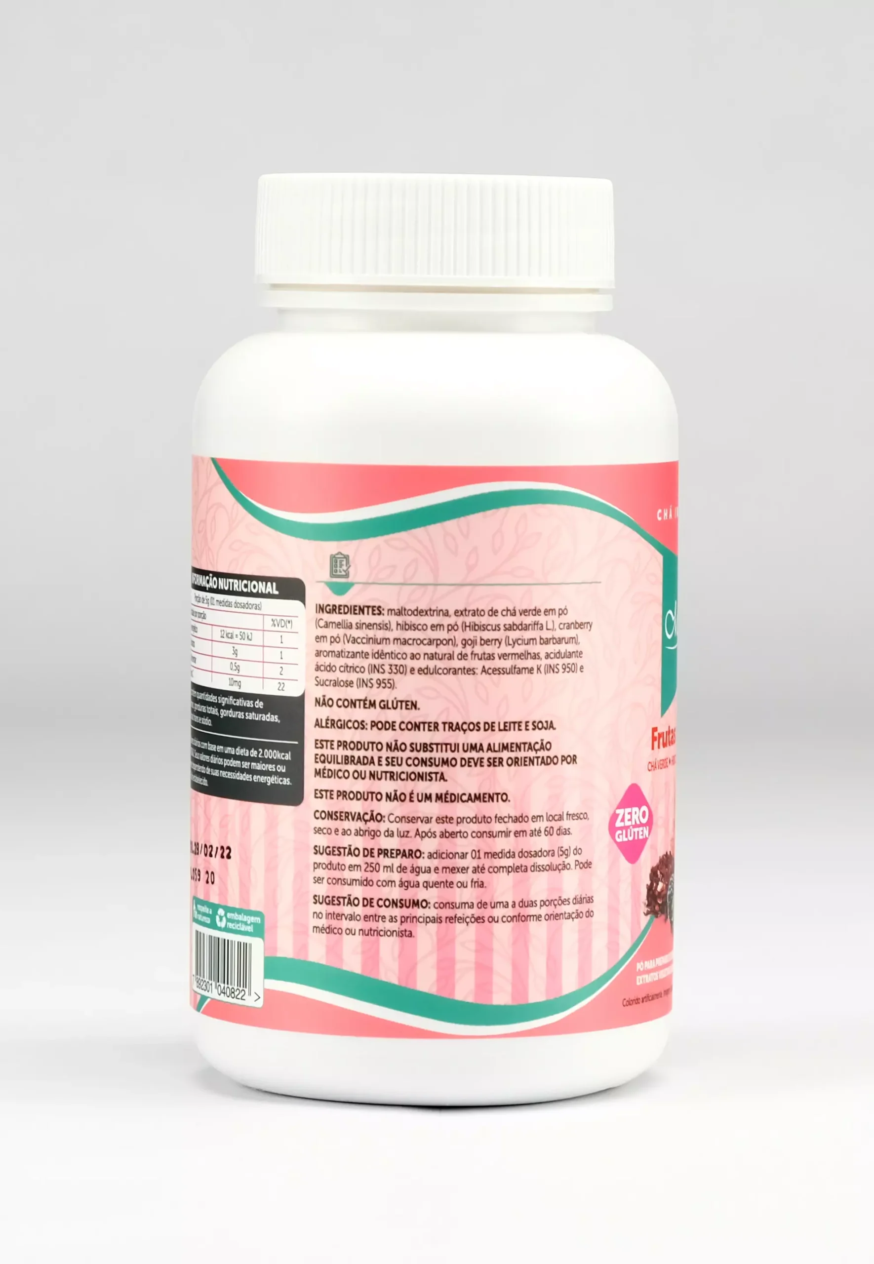 Chá Instantâneo Frutas Vermelhas 150g - Imagem 4