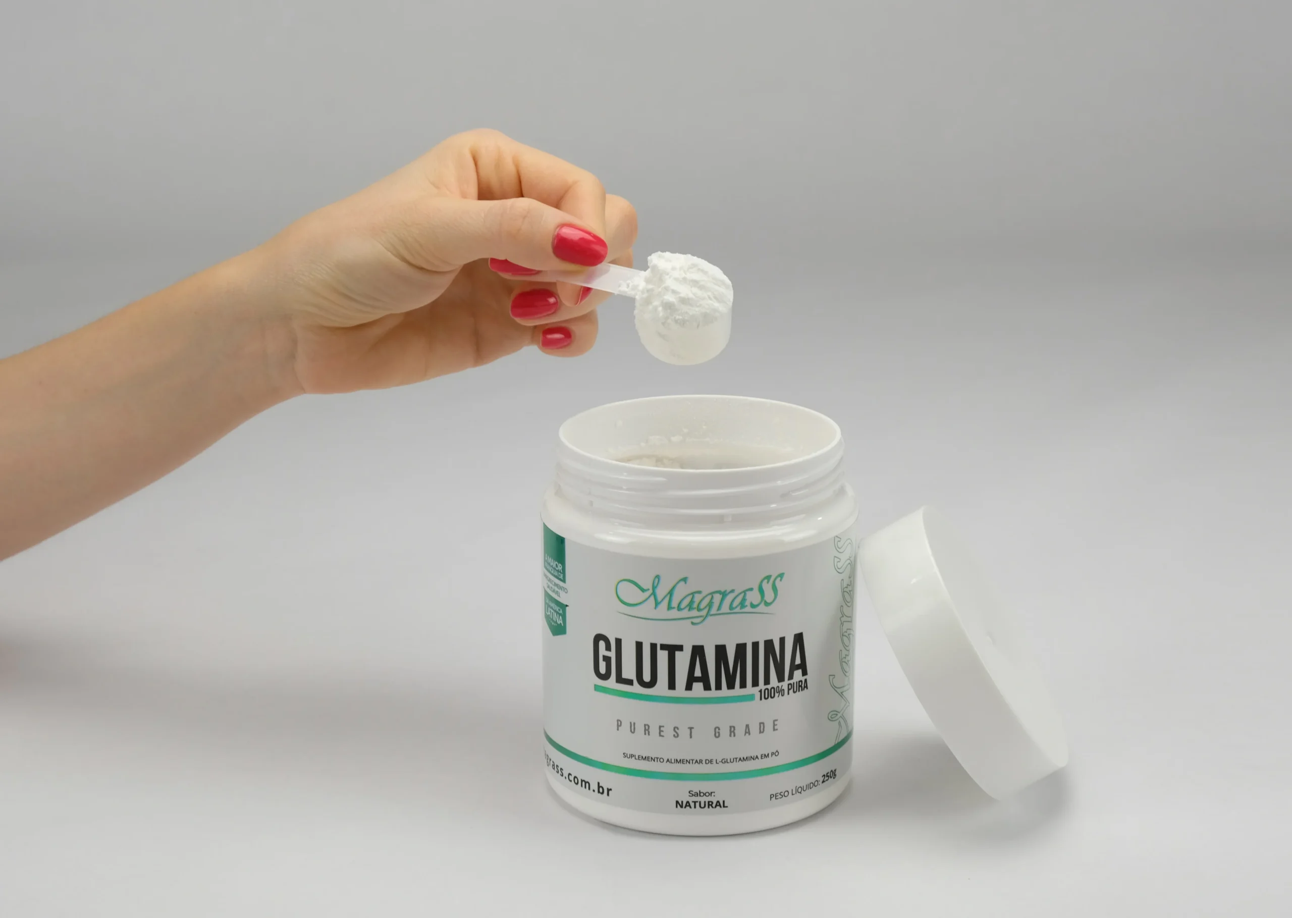 Glutamina 100% Pura 250g - Imagem 5