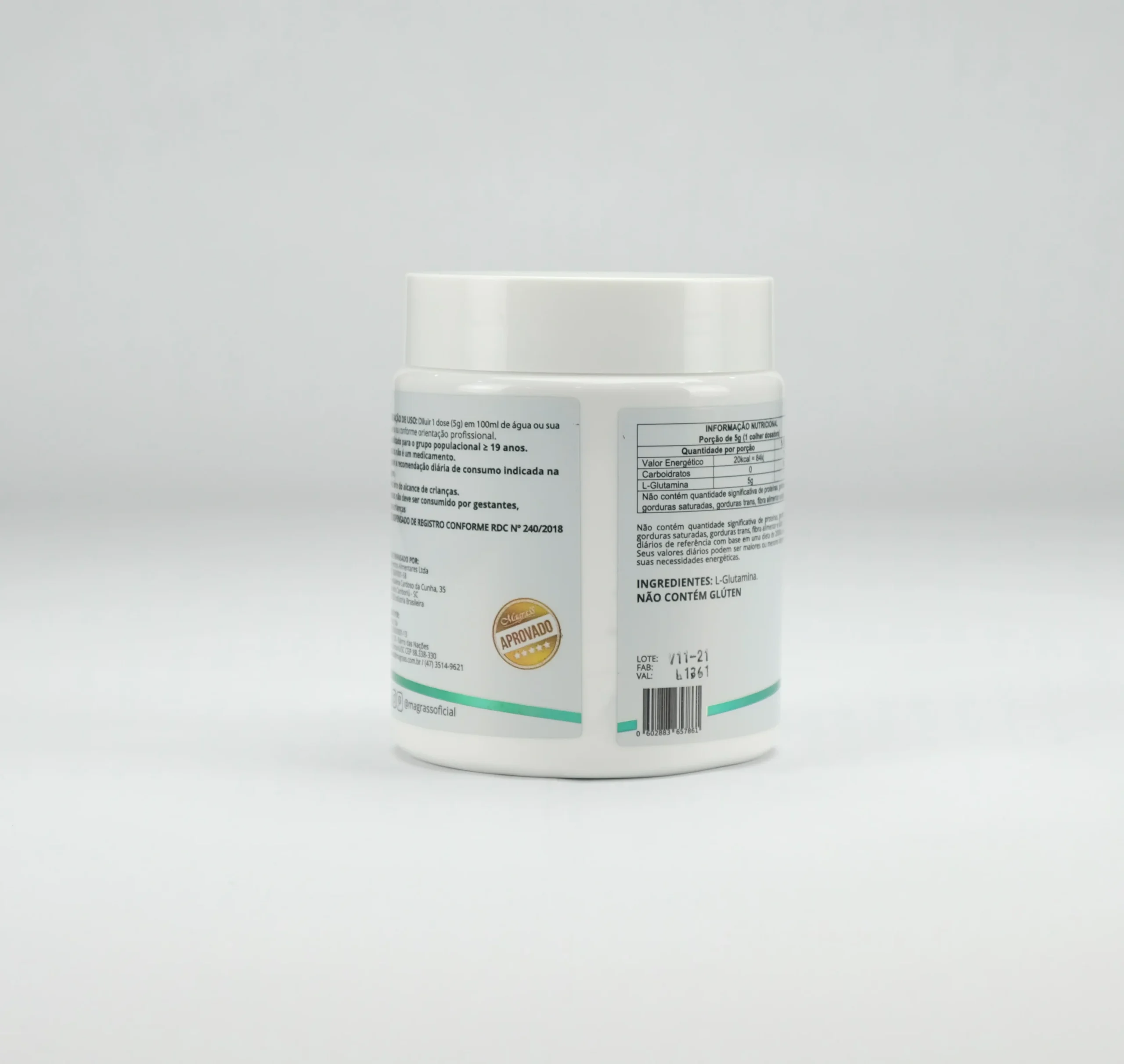 Glutamina 100% Pura 250g - Imagem 3
