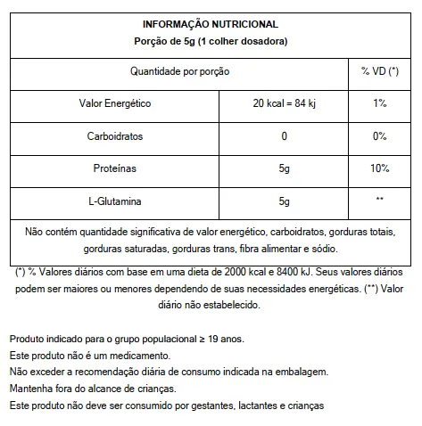 Glutamina 100% Pura 250g - Imagem 6