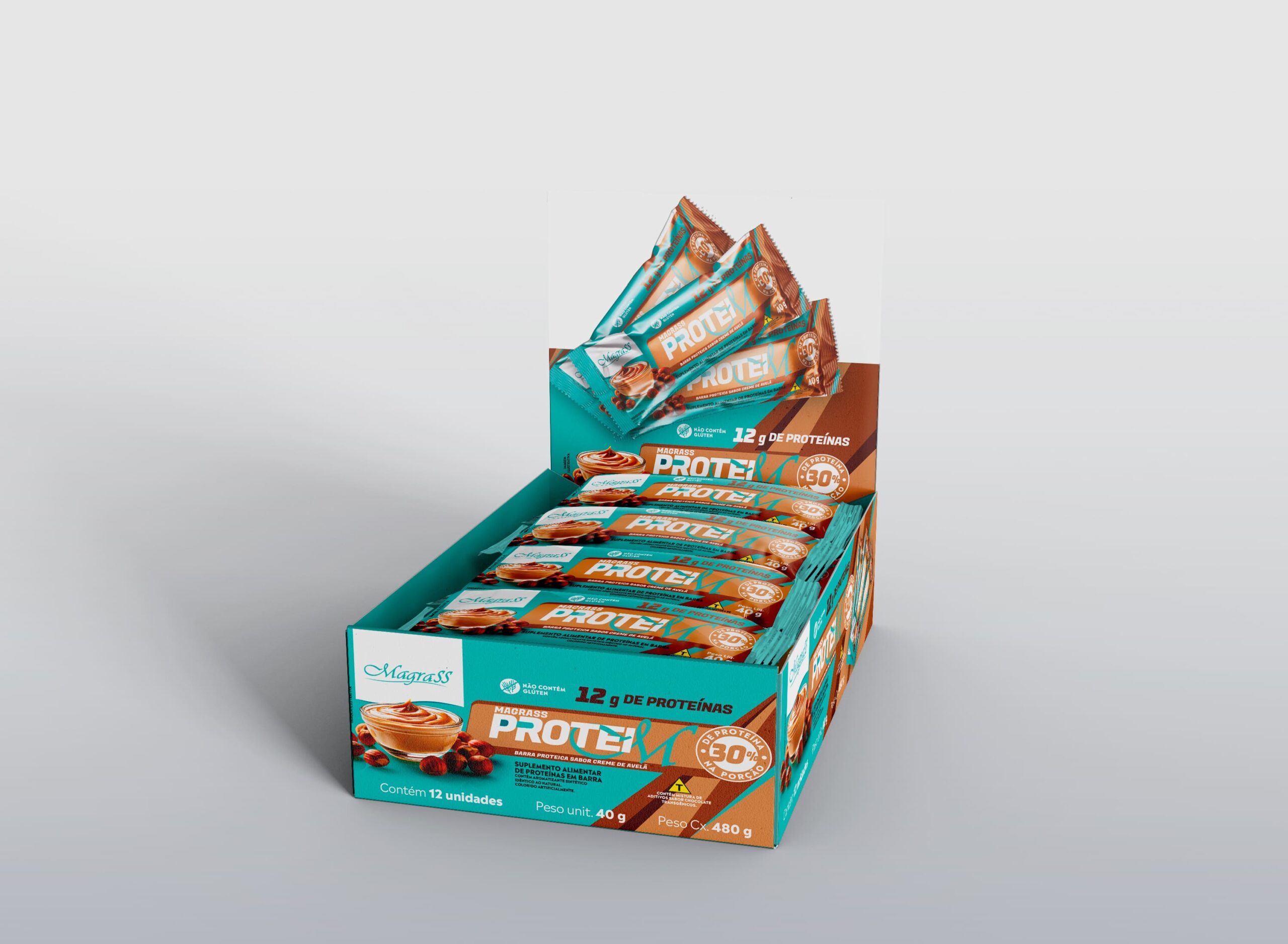 Barra de Proteína - Avelã 40g - Imagem 2
