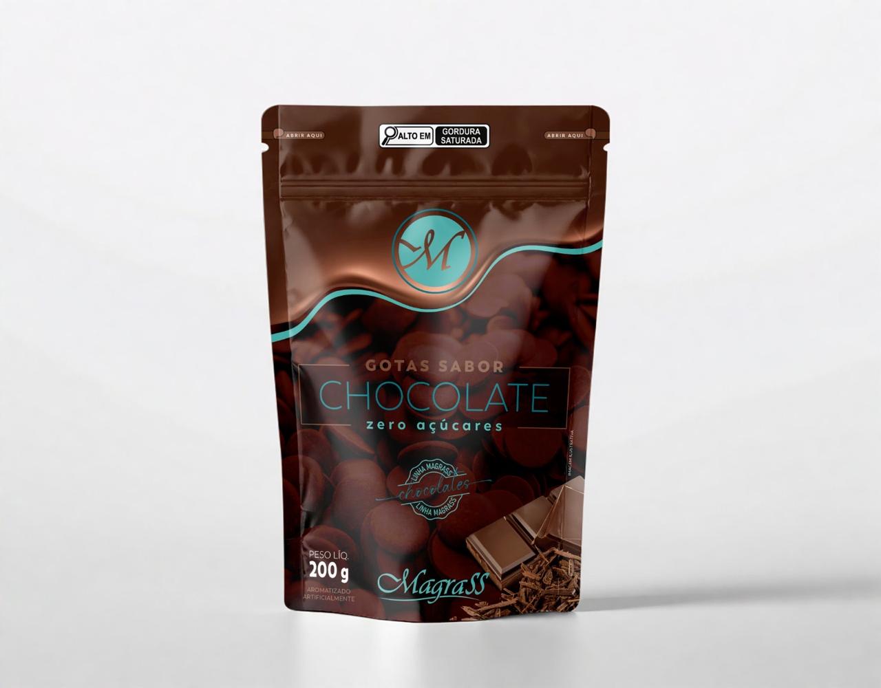 Gotas Sabor Chocolate - Zero Açúcar